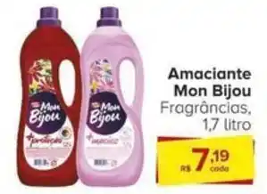 Carrefour Amaciante Mon Bijou Fragrâncias, 1,7 litro oferta