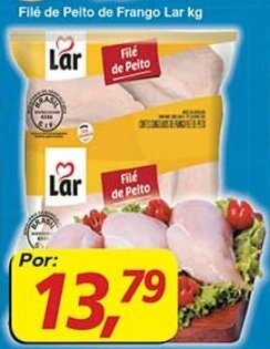 Supermercados Guanabara File de Peito de Frango Lar 1kg oferta
