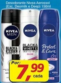 Supermercados Guanabara Desodorante Nivea Aerossol 150ml oferta