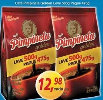 Supermercados Guanabara Cafe Pimpinela Golden Leve 500g Pague 475g oferta