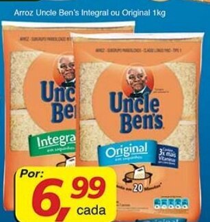 Supermercados Guanabara Arroz Uncle Ben's Integral ou Original 1kg oferta