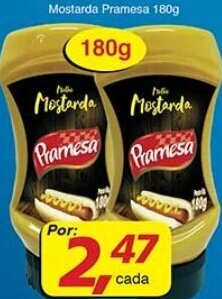 Supermercados Guanabara Mostarda Pramesa 180g oferta