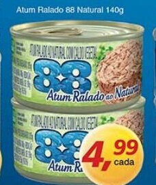 Supermercados Guanabara Atum Ralado 88 Natural 140g oferta