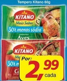 Supermercados Guanabara Tempero Kitano 60g oferta