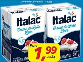 Supermercados Guanabara Creme de Leite Italac TP 200g oferta