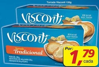 Supermercados Guanabara Torrada Visconti 120g oferta