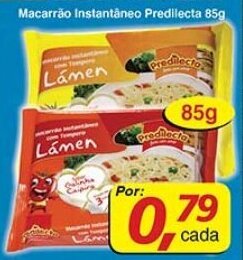 Supermercados Guanabara Macarrao Instantaneo Predilecta 85g oferta