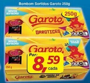 Supermercados Guanabara Bombom Sortidos Garoto 250g oferta