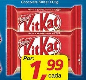 Supermercados Guanabara Chocolate Kit Kat 41.5g oferta