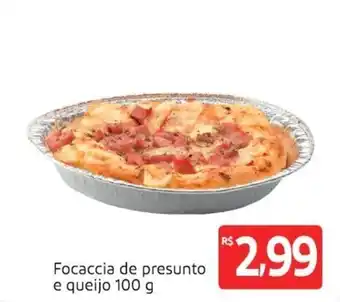 Extra Supermercado Focaccia de Presunto e Queijo 100g oferta