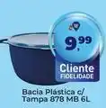 Tonin Superatacado Bacia plástica c/ tampa 878 mb oferta