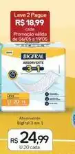 Drogal Bigfral - absorvente 3 em 1 oferta