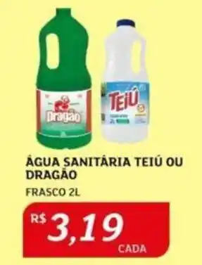 Assaí Atacadista ÁGUA SANITÁRIA TEIÚ OU DRAGÃO FRASCO 2L oferta