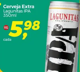 Frangolândia Cerveja Extra Lagunitas IPA 350ml oferta