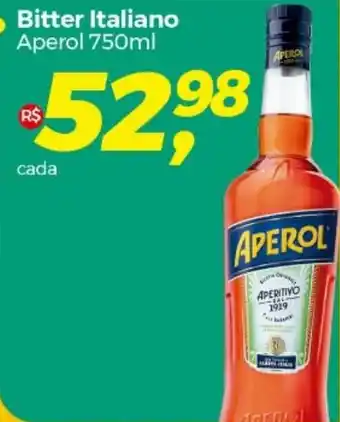 Frangolândia Bitter Italiano Aperol 750ml oferta