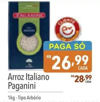 Supermercados Condor Arroz Italiano Paganini 1kg - Tipo Arbório oferta