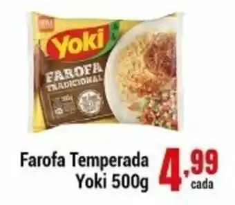Negreiros Farofa Temperada Yoki 500g oferta
