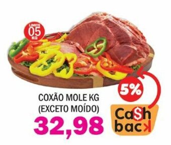 Supermercados Mendonça Coxao Mole 1kg (exceto moido) oferta