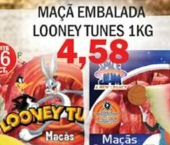 Supermercados Mendonça Maca Embalada Looney Tunes 1kg oferta