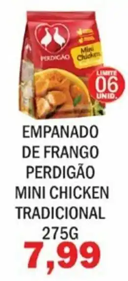 Supermercados Mendonça Empanado de Frango Perdigao Mini Chicken pct 275g oferta