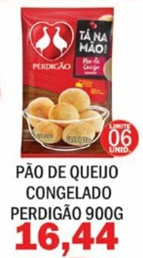 Supermercados Mendonça Pao de Queijo congelado Perdigao 900g oferta