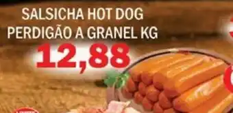 Supermercados Mendonça Salsicha Hot Dog Perdigao a granel 1kg oferta
