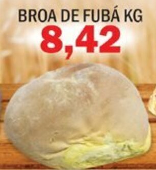Supermercados Mendonça Broa de Fuba 1kg oferta