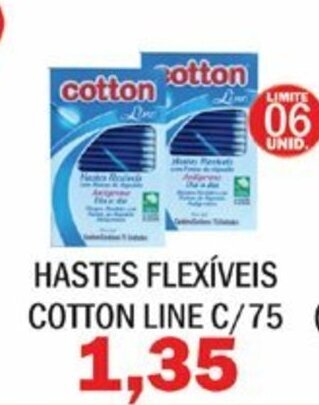 Hastes flexiveis Cotton Line c/75