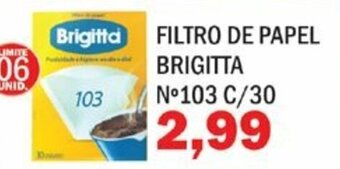 Filtro de Papel Brigitta N 103 c/30