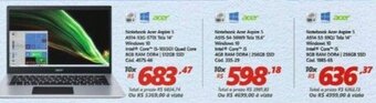 Lojas Becker Notebook Acer Aspire oferta