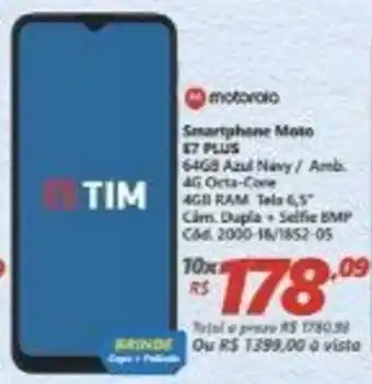Lojas Becker Smartphone Moto oferta