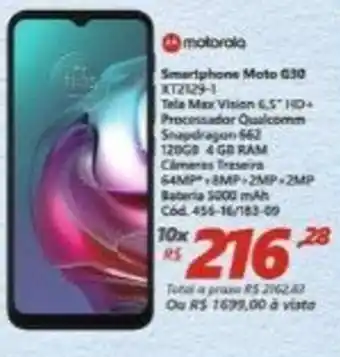 Lojas Becker Smartphone Moto G30 6.5" oferta