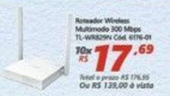 Lojas Becker Roteador Wireless Multimodo 300 Mbps oferta