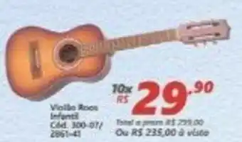 Lojas Becker Violao Roos oferta