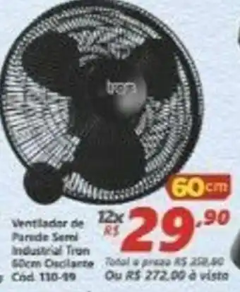 Lojas Becker Ventilador de Parade Semi oferta