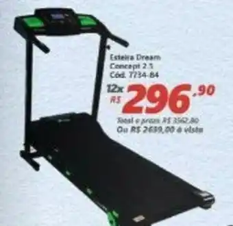 Lojas Becker Esteira Dream Concept 2.5 oferta