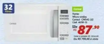 Lojas Becker Forno Micro-ondas Consul oferta