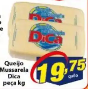 Vencedor Atacadista Queijo Mussarela Dica Pesa 1kg oferta