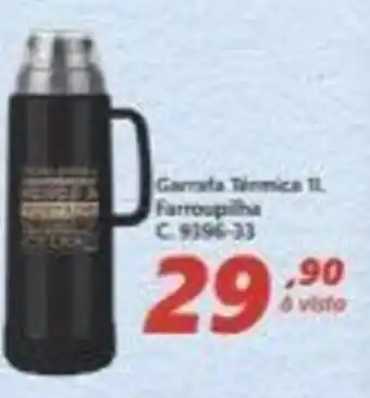 Lojas Becker Garrafa Termica 1L oferta