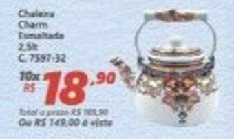 Chaleira Charm Esmaltada 2.5L