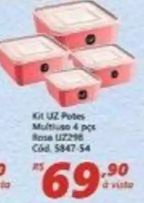 Lojas Becker Kit UZ Potes Multisuo 4 pcs oferta