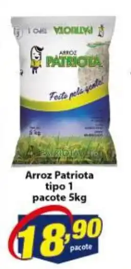 Vencedor Atacadista Arroz Patriota tipo 1 5kg oferta