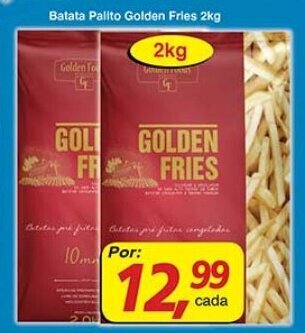 Supermercados Guanabara Batata Palito Golden Fries 2kg oferta