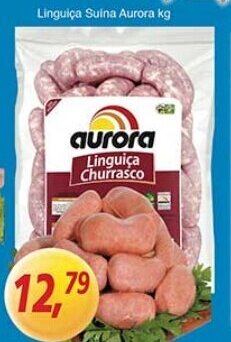 Supermercados Guanabara Linguica Suina Aurora 1kg oferta