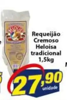 Vencedor Atacadista Requeijao Cremoso Heloisa Tradicional 1.5kg oferta