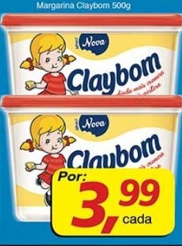 Supermercados Guanabara Margarina Claybom 500g oferta