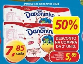 Supermercados Guanabara Petit Suisse Danoninho 320g oferta