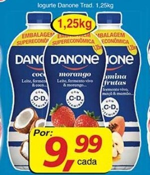 Supermercados Guanabara Iogurte Danone Trad. 1.25kg oferta