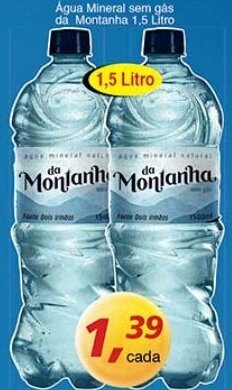 Agua Mineral Sem Gas da Mortanha 1.5L