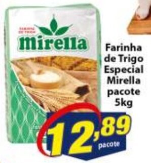 Vencedor Atacadista Farinha de Trigo Especial Mirella pacote 5kg oferta